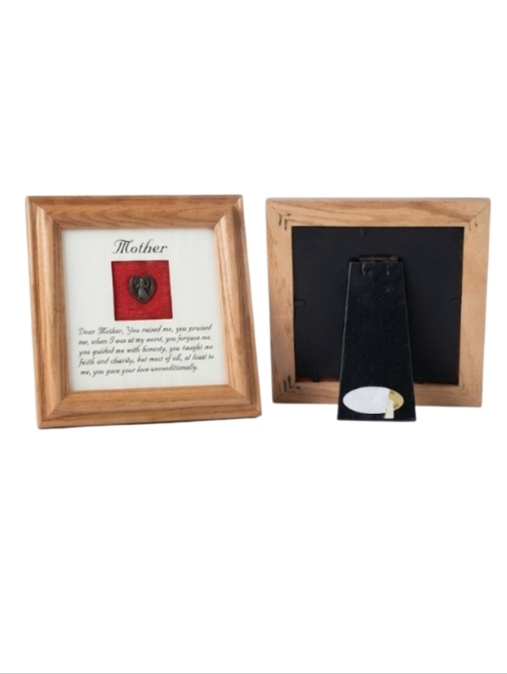 Heartfelt Vintage Wooden "Mother" Shadowbox Plaque